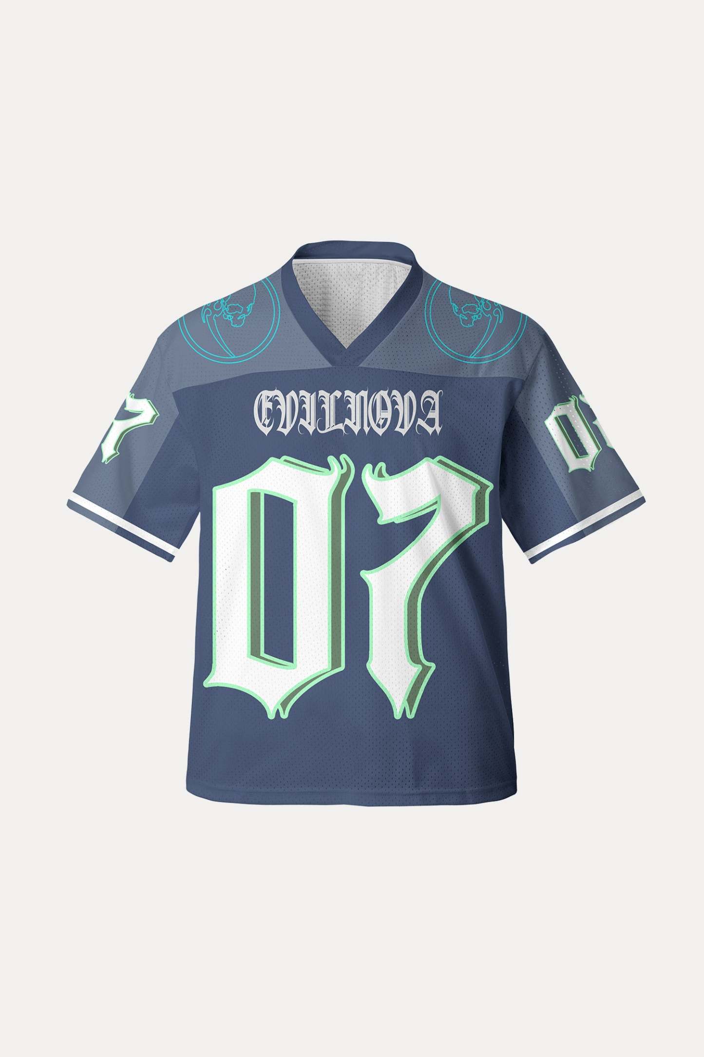 Evilnova Navy NO.07 Mesh Sport Jersey-Evilnova