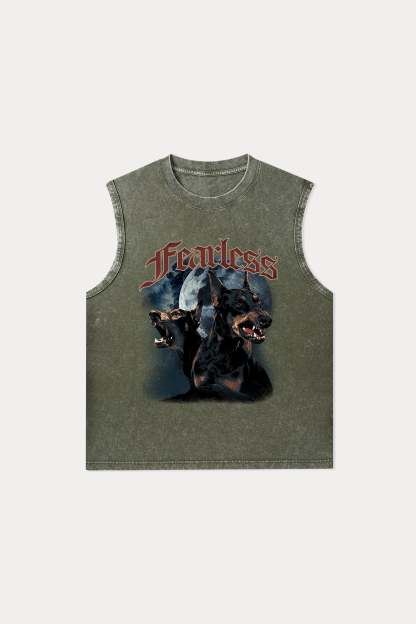 Evilnova Fearless Washed Tank Top-Evilnova