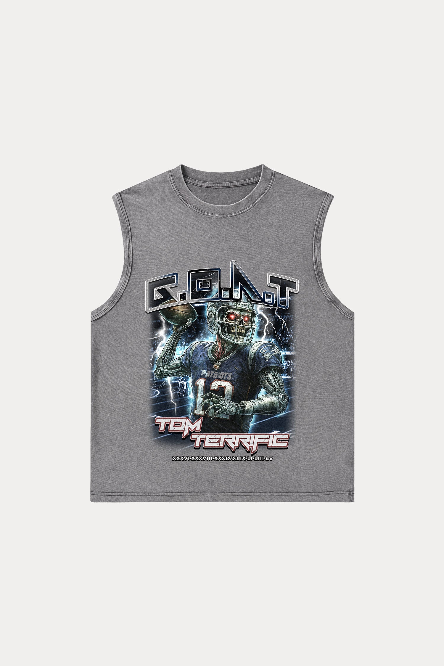 Evilnova Goat Washed Tank Top-Evilnova