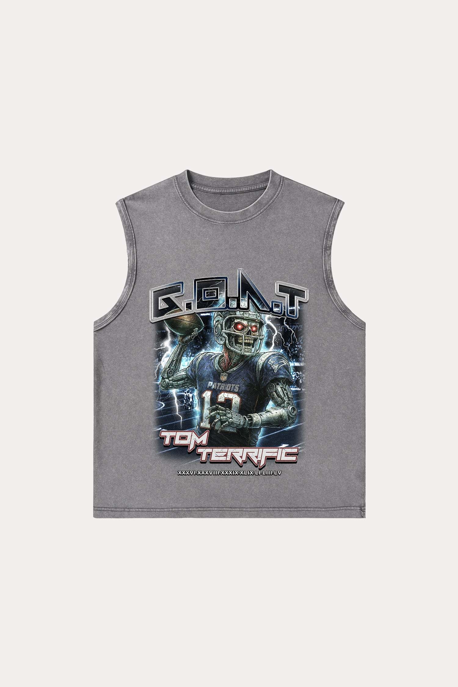 Evilnova Goat Washed Tank Top-Evilnova