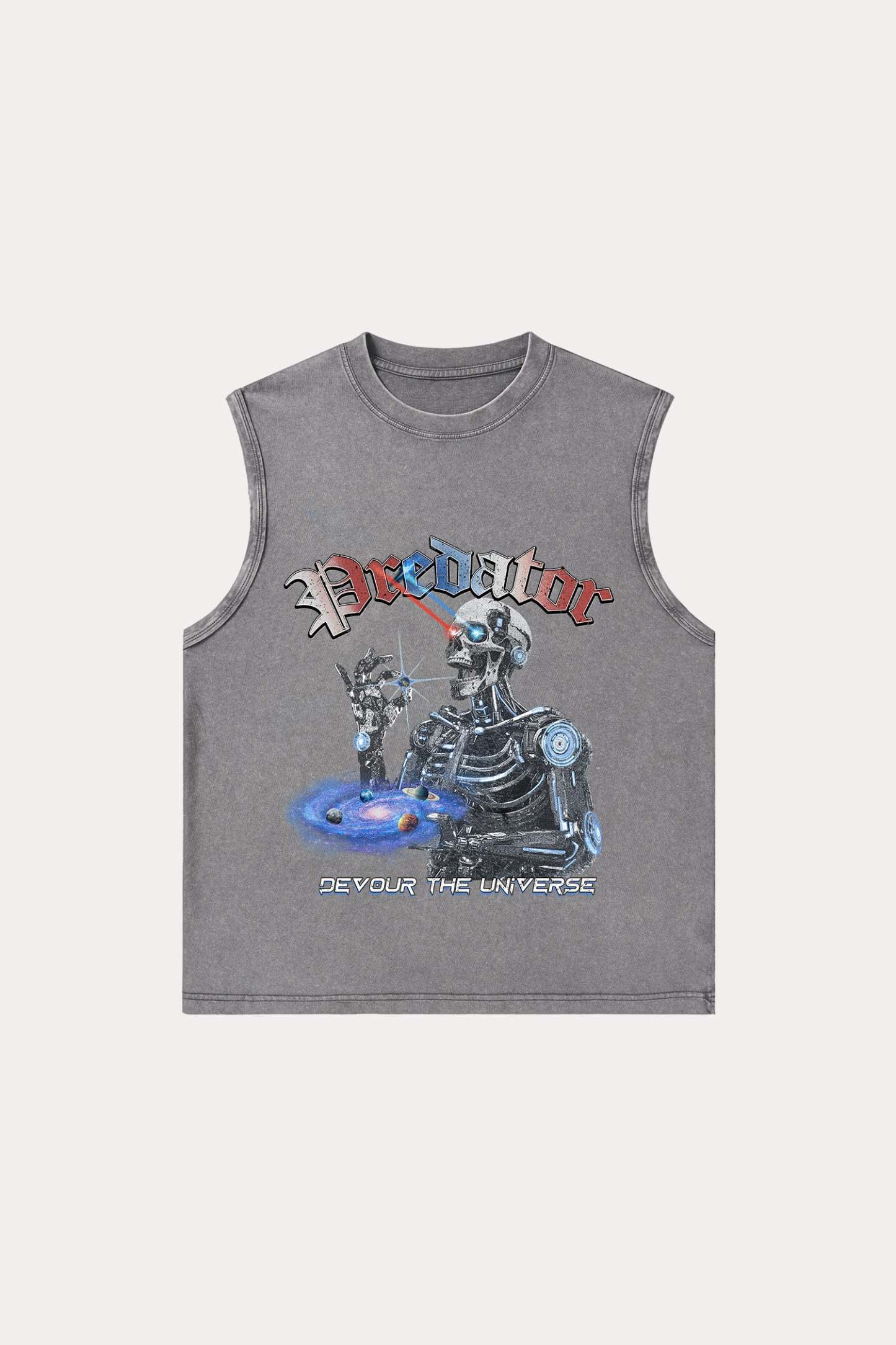 Evilnova Predator Washed Tank Top-Evilnova