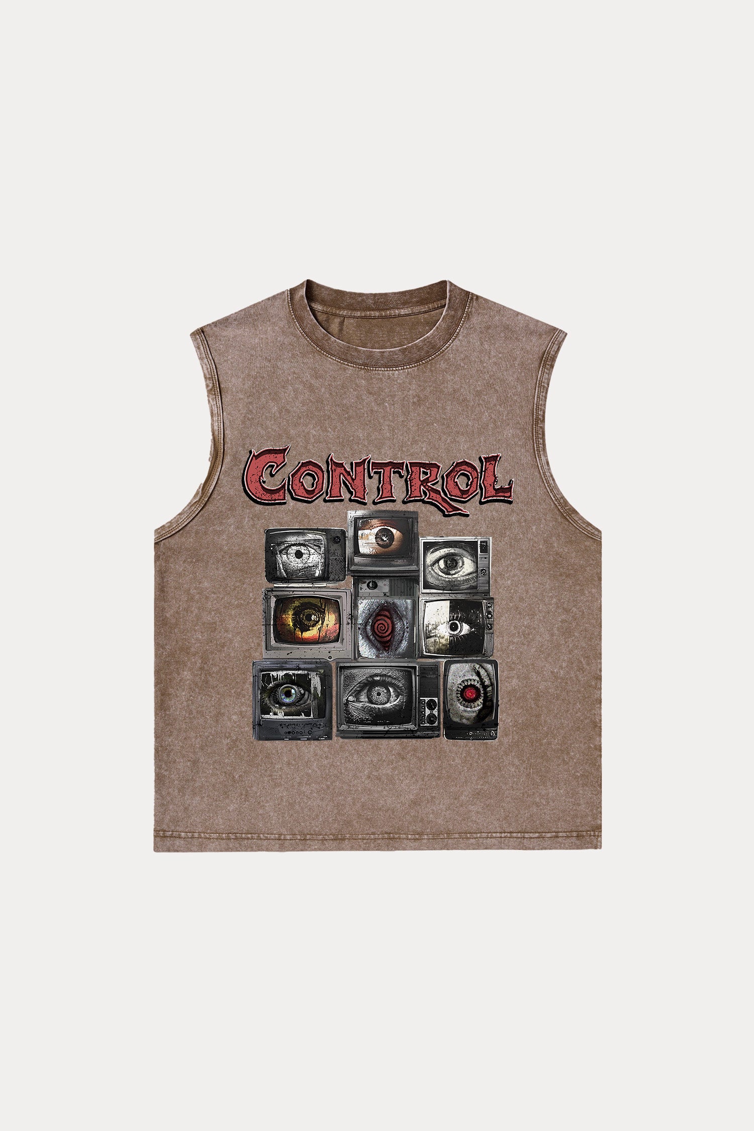 Evilnova Control Washed Tank Top-Evilnova