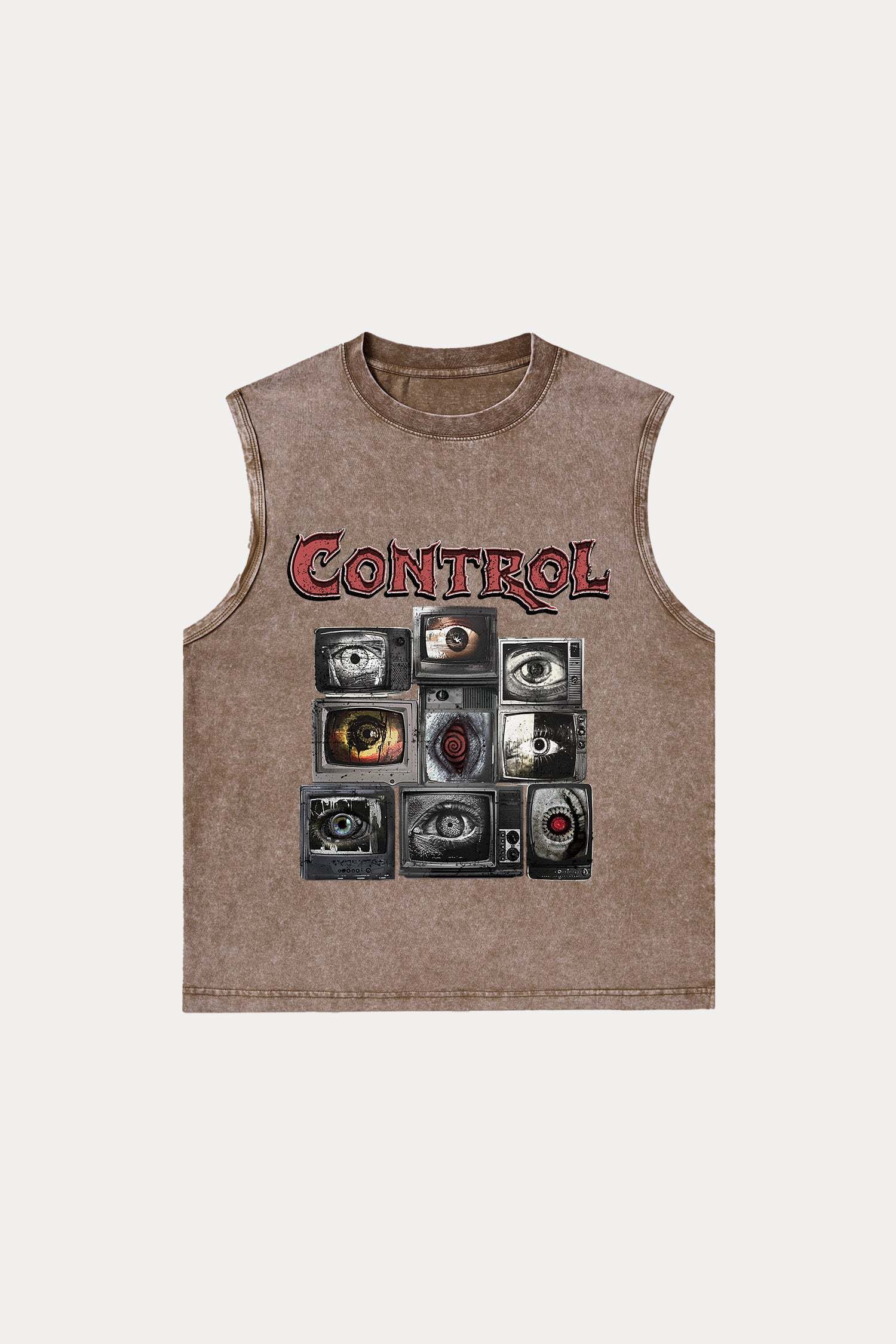 Evilnova Control Washed Tank Top-Evilnova
