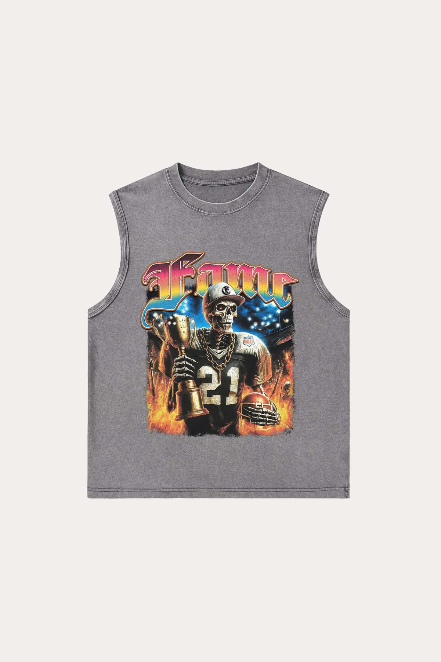 Evilnova Fame Washed Tank Top-Evilnova