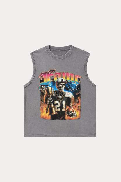 Evilnova Fame Washed Tank Top-Evilnova