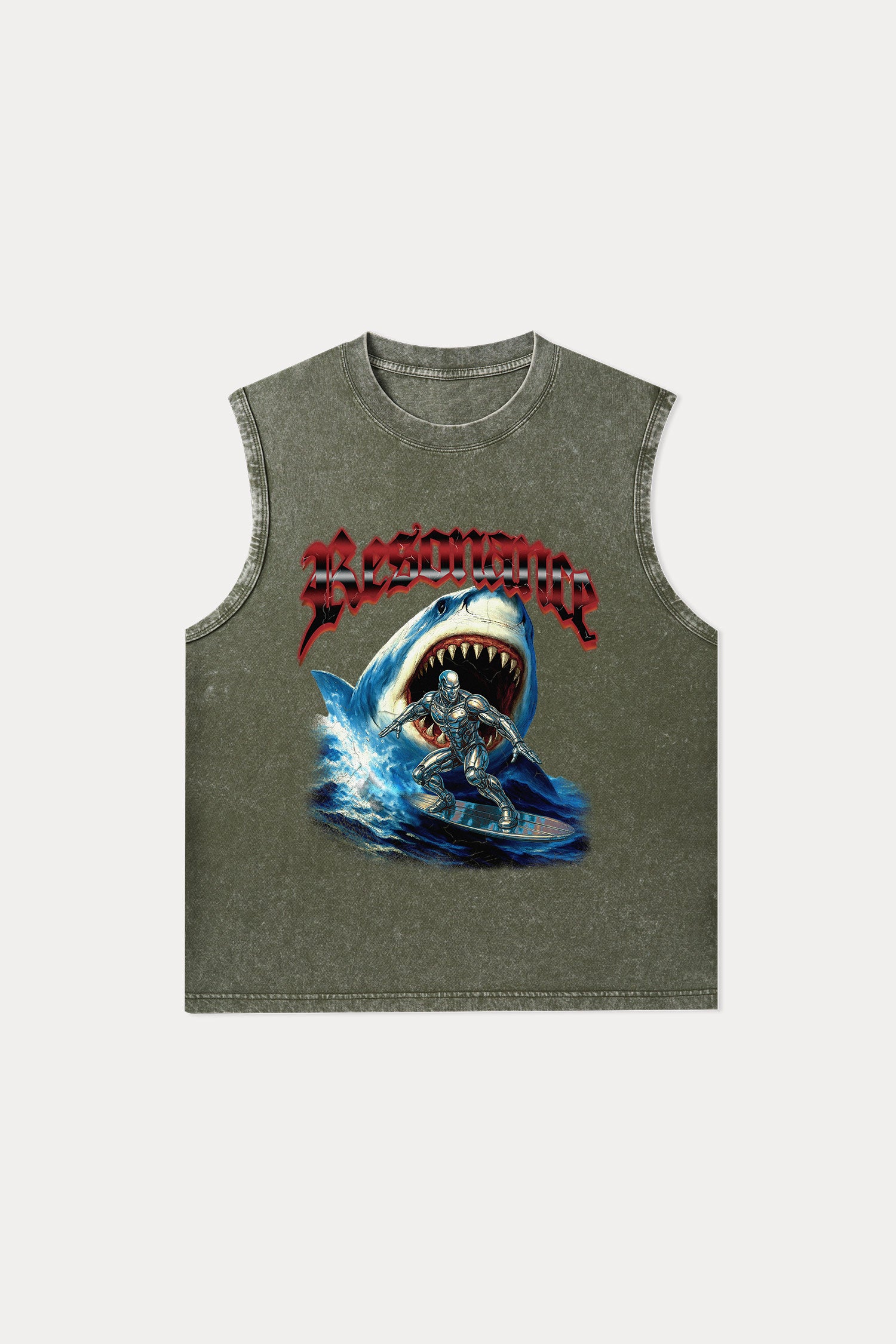 Evilnova Resonance Washed Tank Top-Evilnova