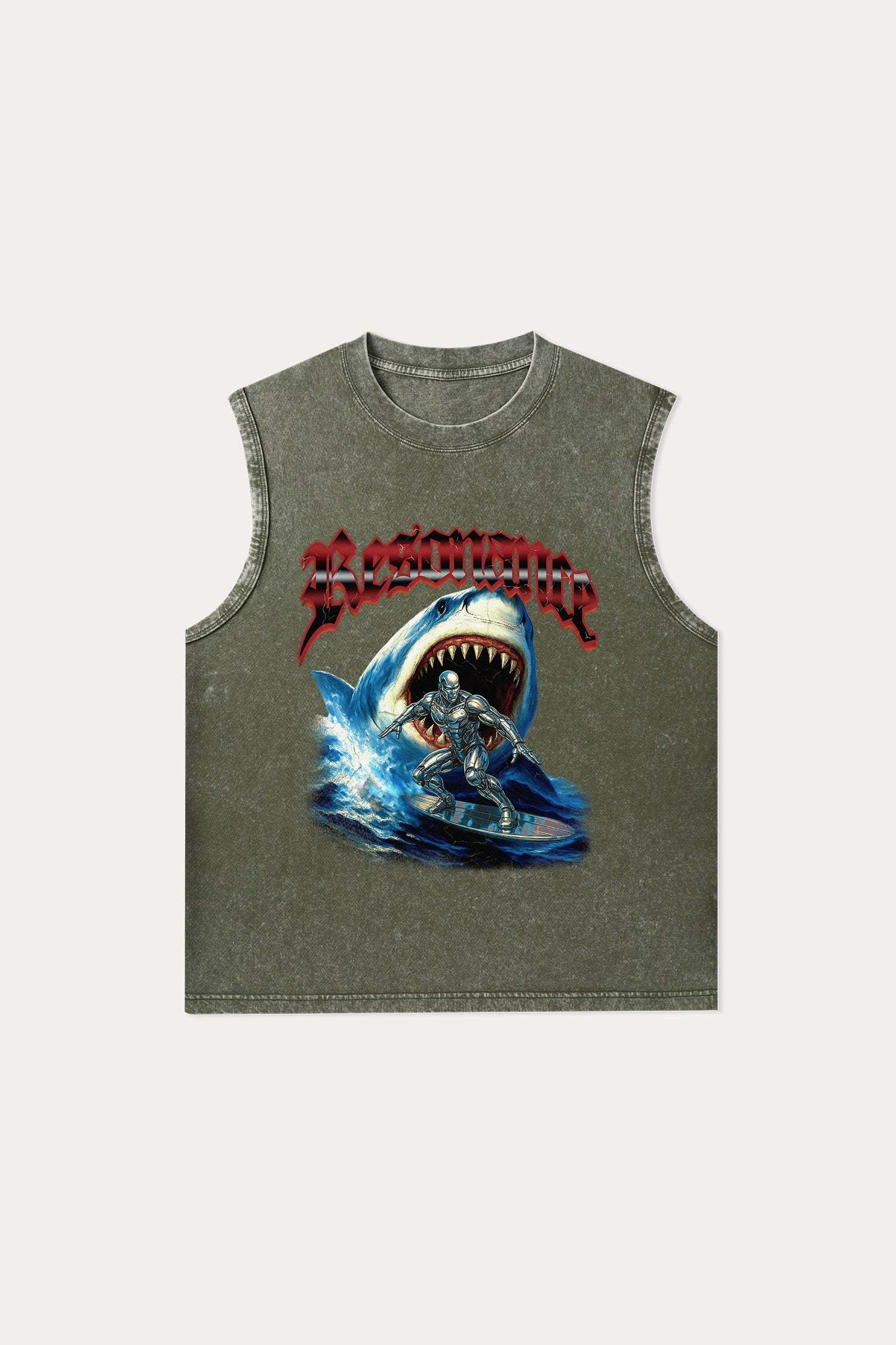 Evilnova Resonance Washed Tank Top-Evilnova