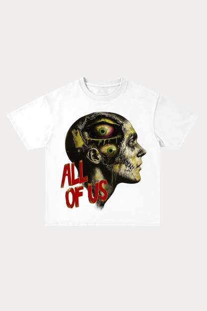 Evilnova All of us Cotton Oversize T-Shirt-Evilnova
