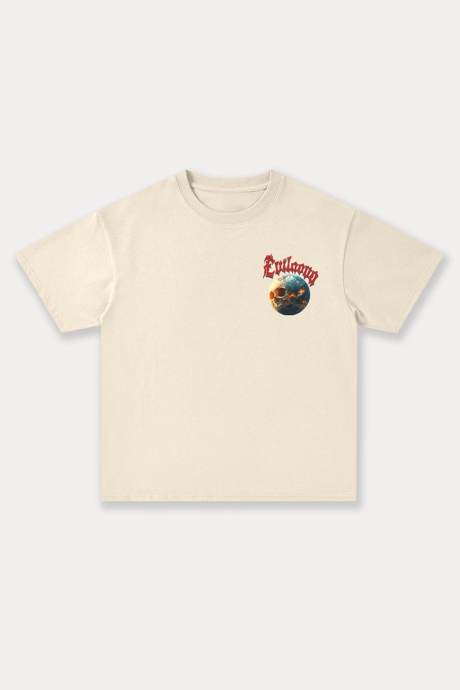 Evilnova Cosmic Explorer Cotton Oversize T-Shirt-Evilnova