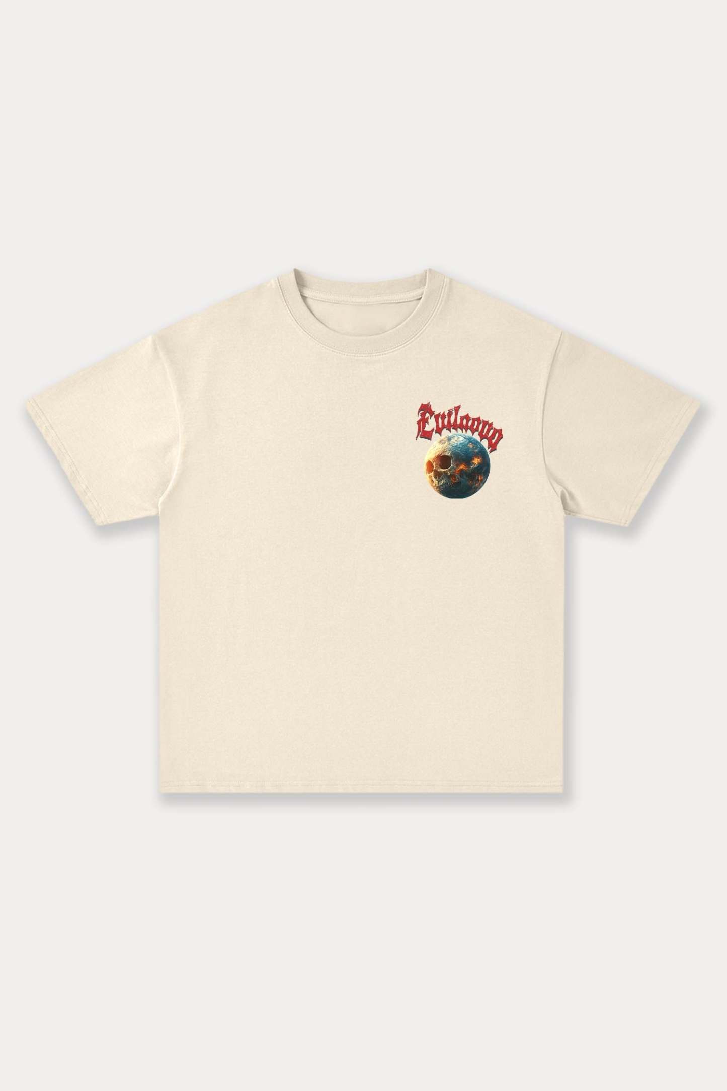 Evilnova Cosmic Explorer Cotton Oversize T-Shirt-Evilnova