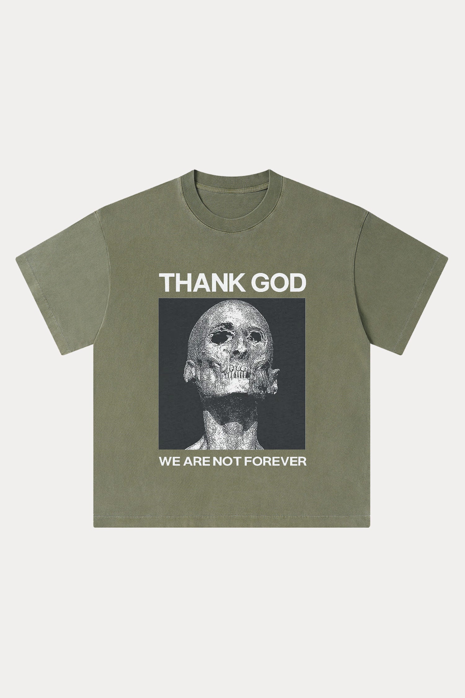 Evilnova We Are Not Forever Washed Streetwear T-Shirt-Evilnova