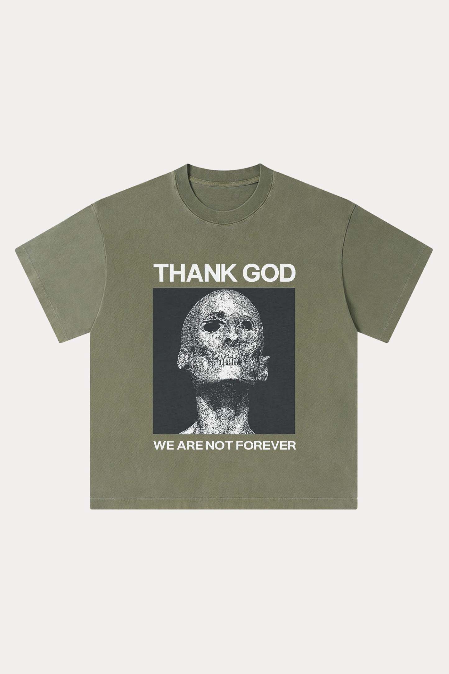 Evilnova We Are Not Forever Washed Streetwear T-Shirt-Evilnova