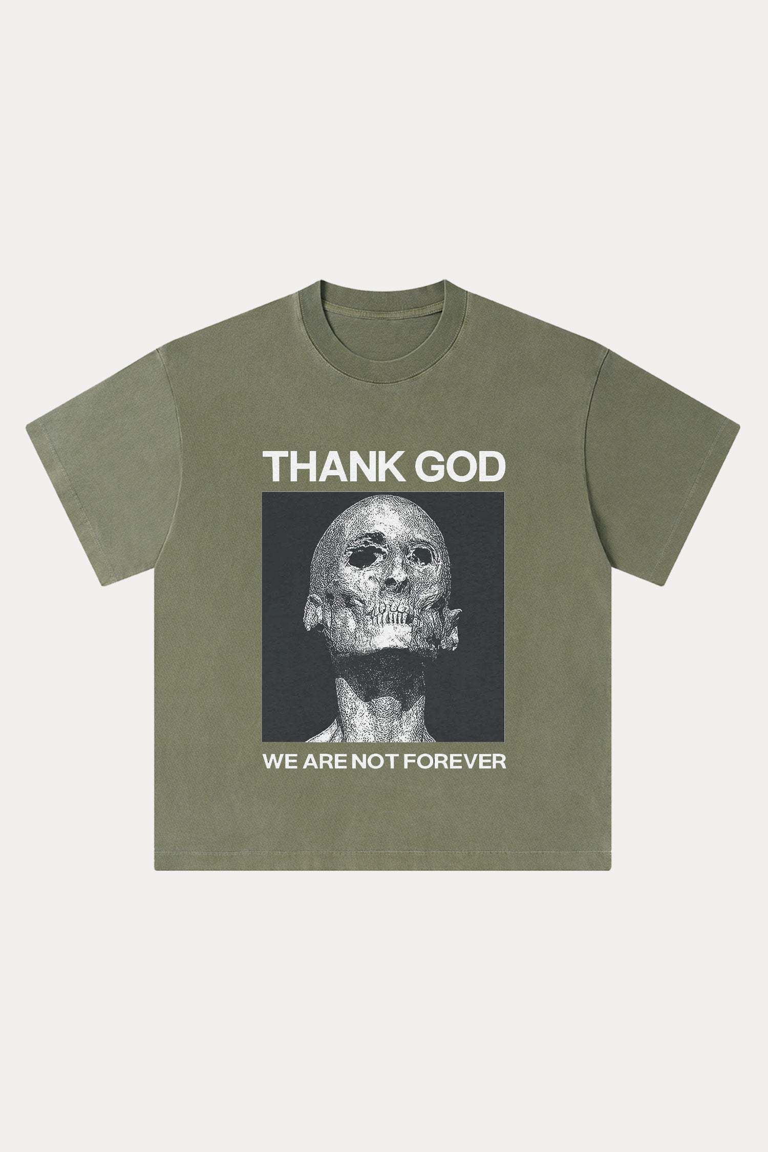 Evilnova We Are Not Forever Washed Streetwear T-Shirt-Evilnova