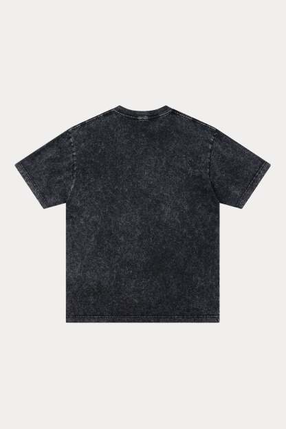 Evilnova Eclipse Washed Streetwear T-Shirt-Evilnova
