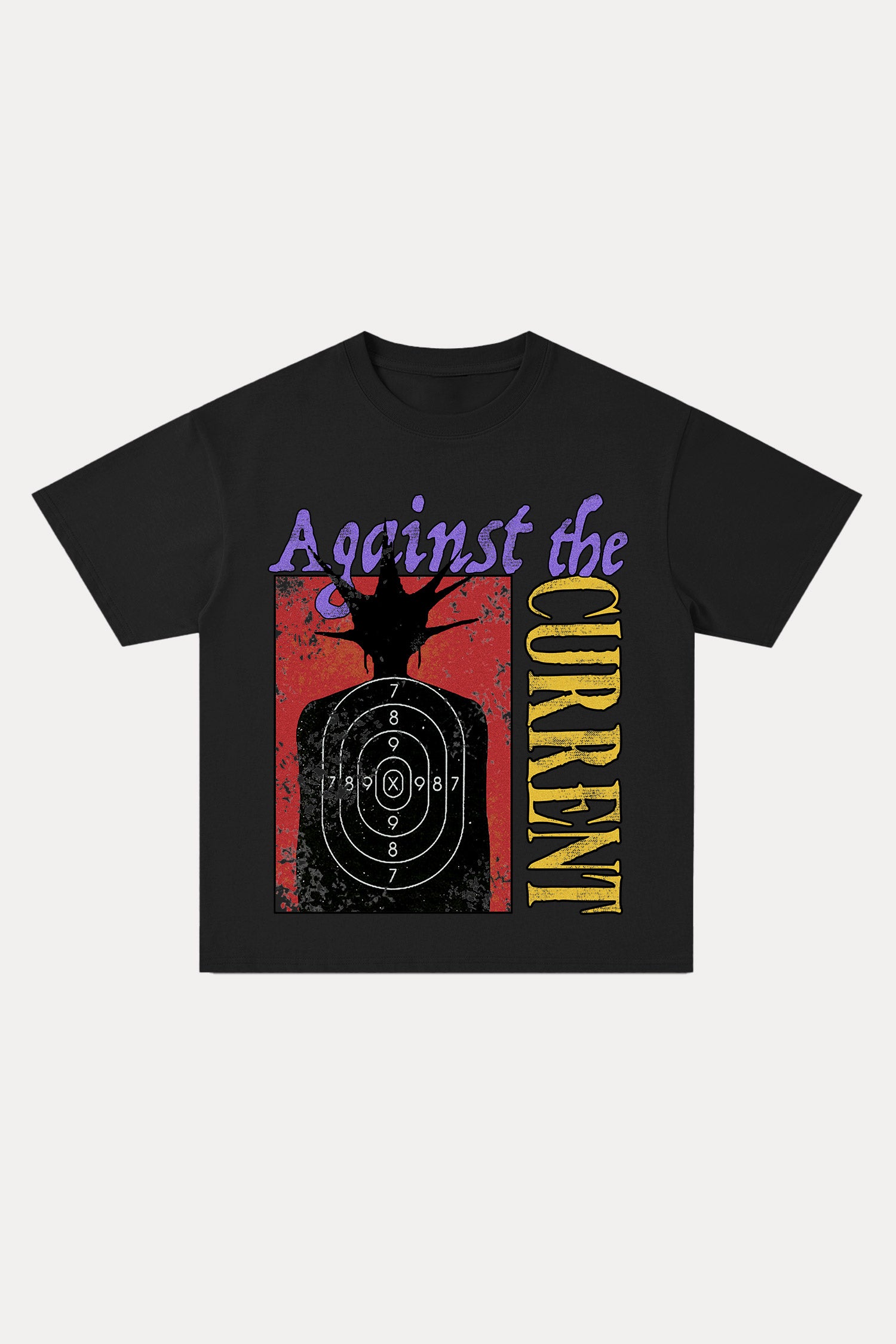 Evilnova Against the Current Cotton Oversize T-Shirt-Evilnova