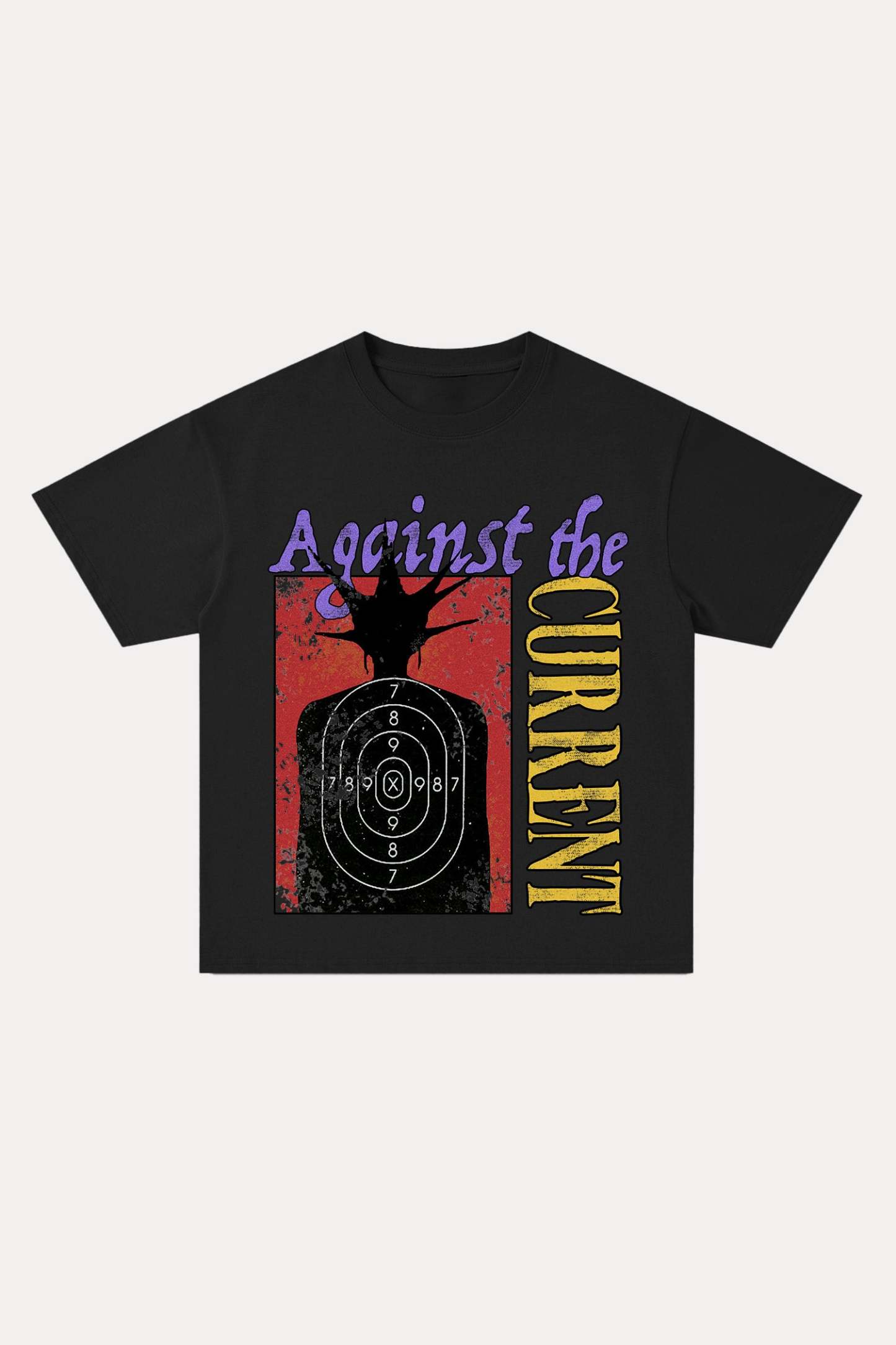 Evilnova Against the Current Cotton Oversize T-Shirt-Evilnova