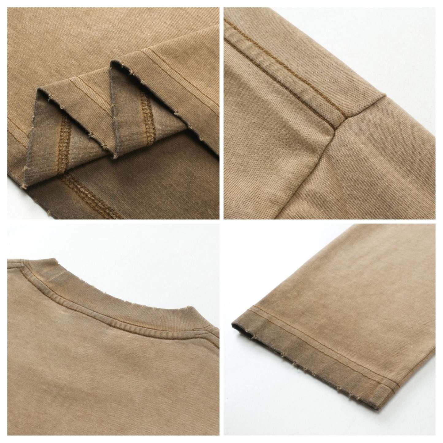 Evilnova Galactic Child Distressed Washed Long Sleeve Tee-Evilnova