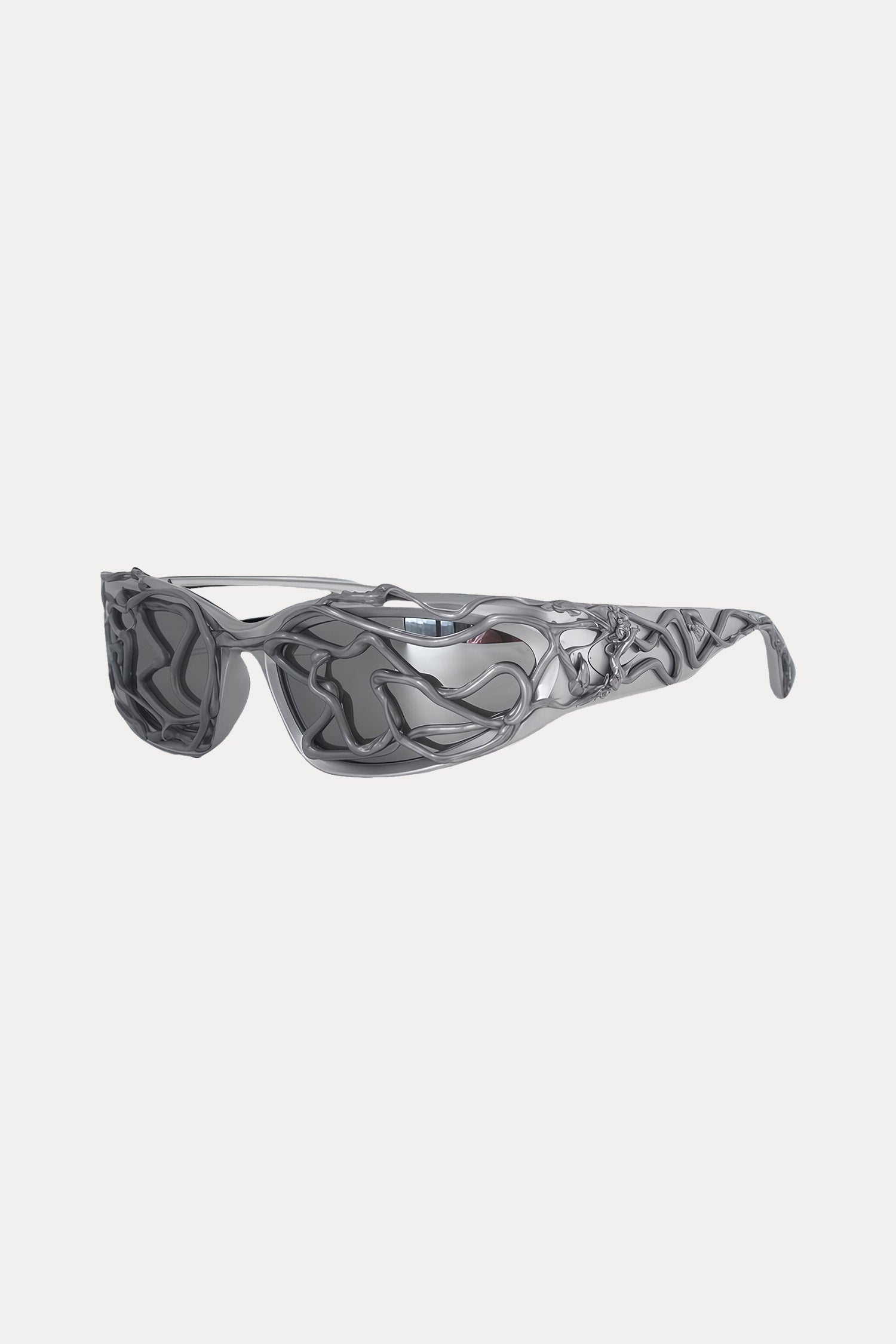Evilnova Street Retro Wavy Frame Sunglasses-Evilnova