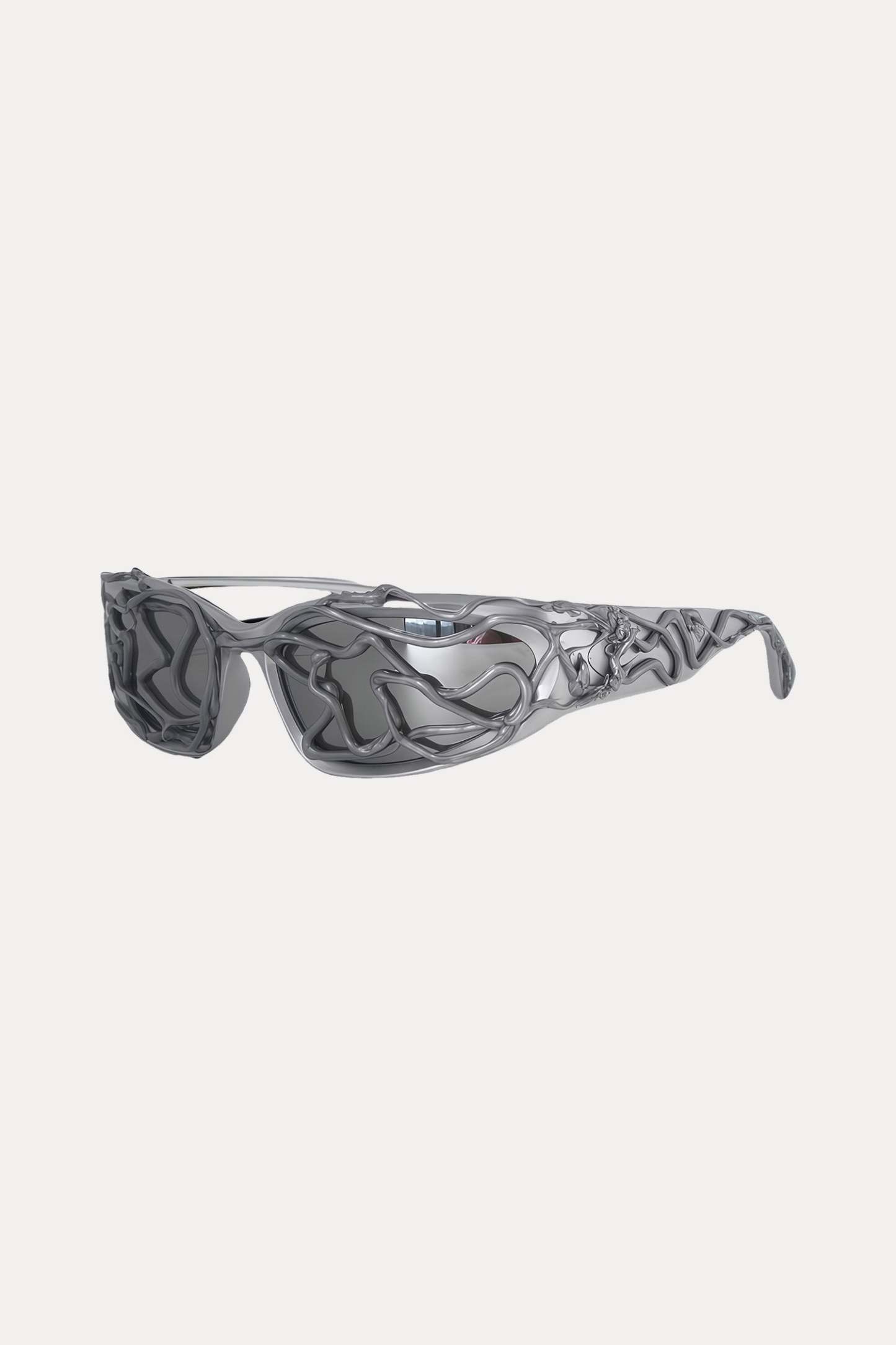Evilnova Street Retro Wavy Frame Sunglasses-Evilnova
