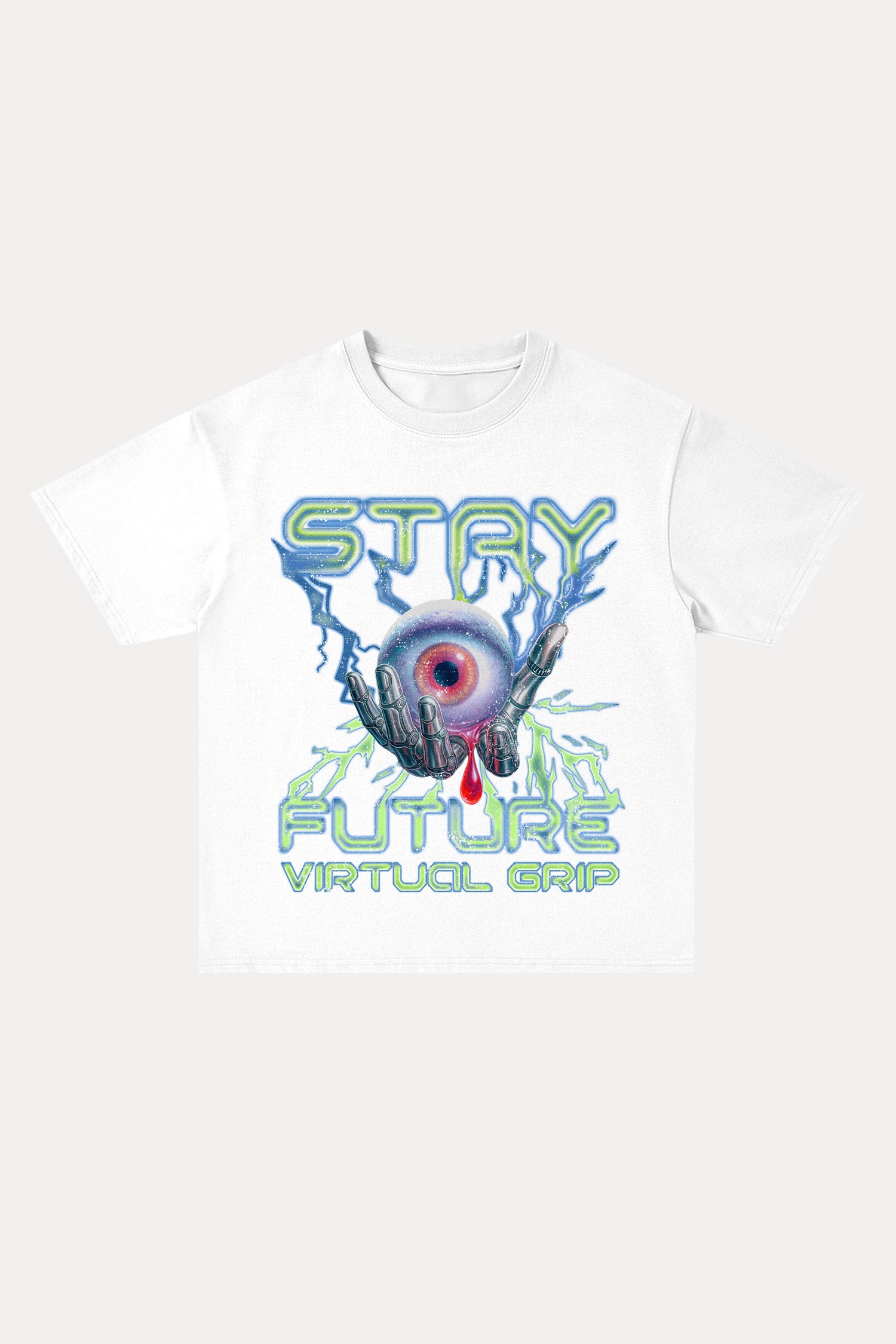 Evilnova Stay Future Cotton Oversize T-Shirt-Evilnova