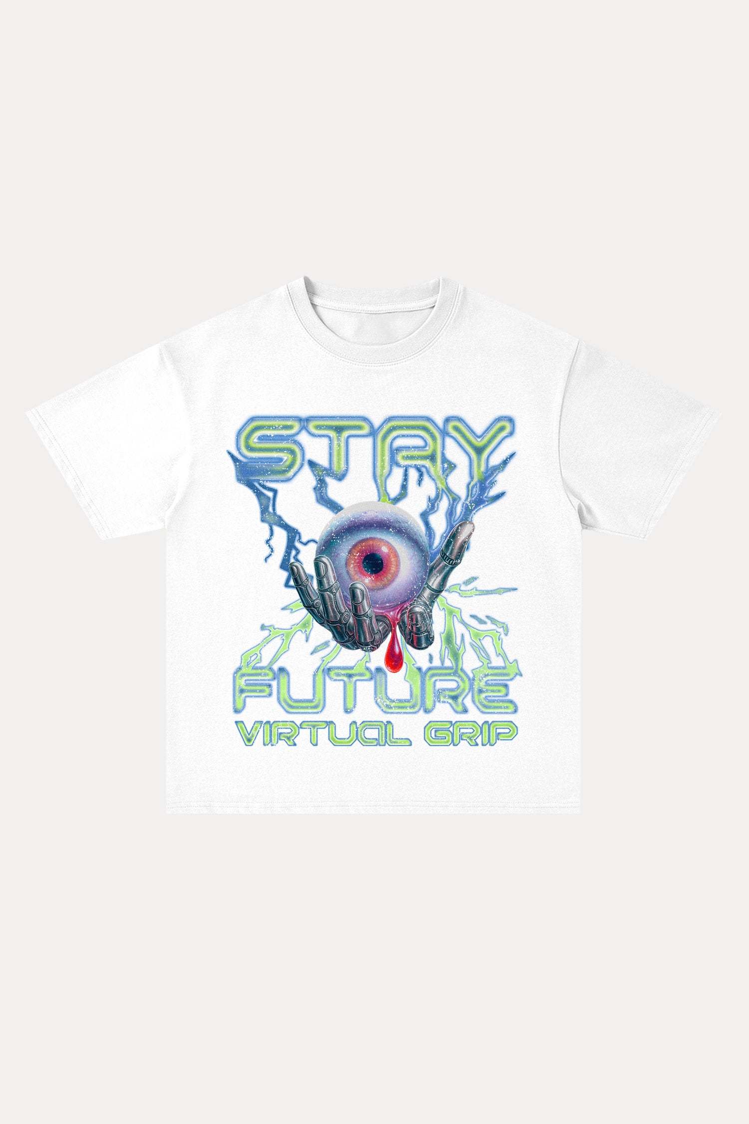 Evilnova Stay Future Cotton Oversize T-Shirt-Evilnova