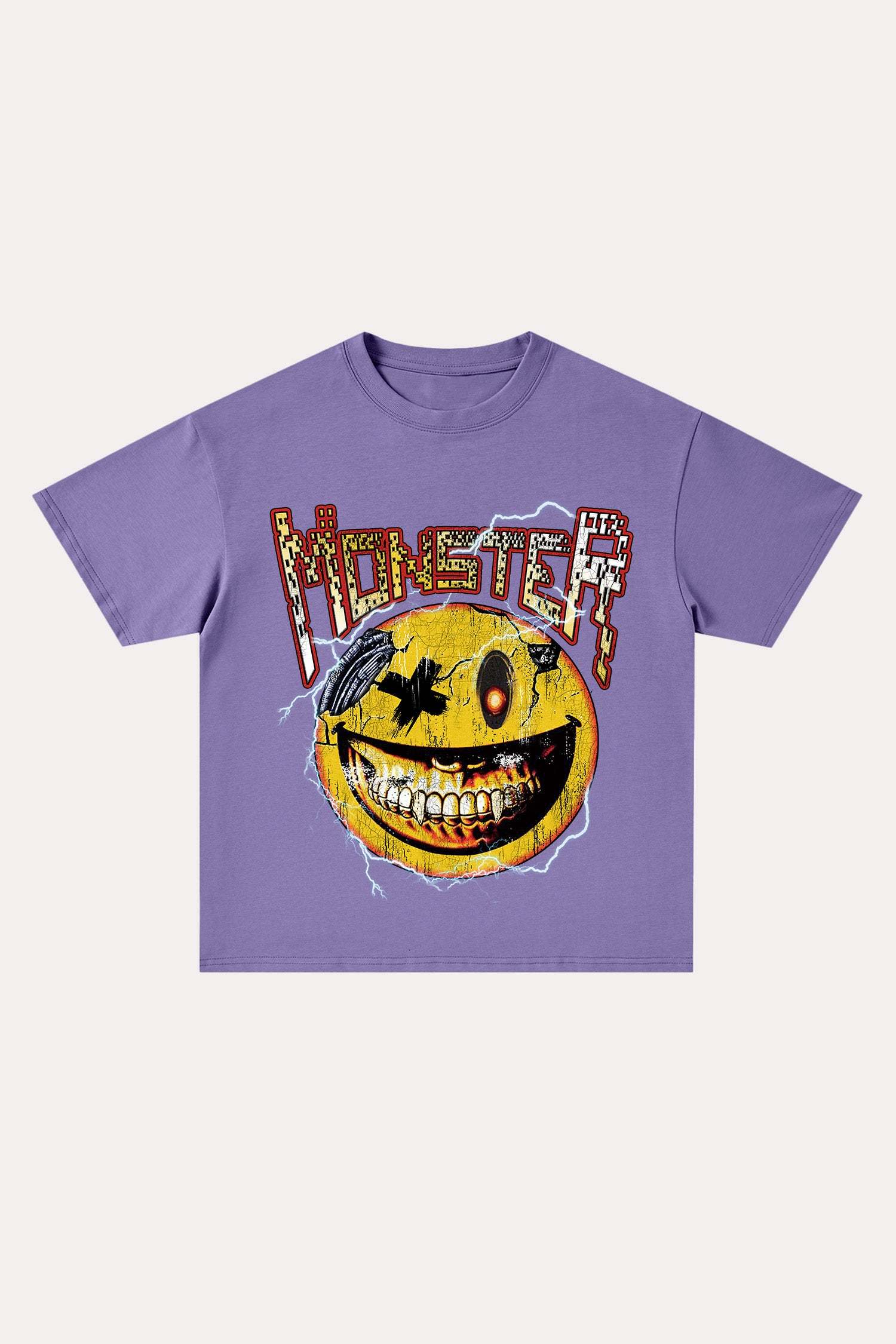 Evilnova Monster Cotton Oversize T-Shirt-Evilnova