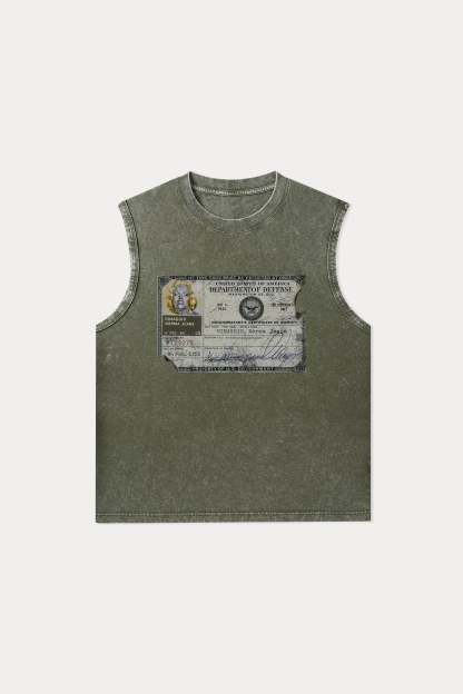 Evilnova Identity Washed Tank Top-Evilnova