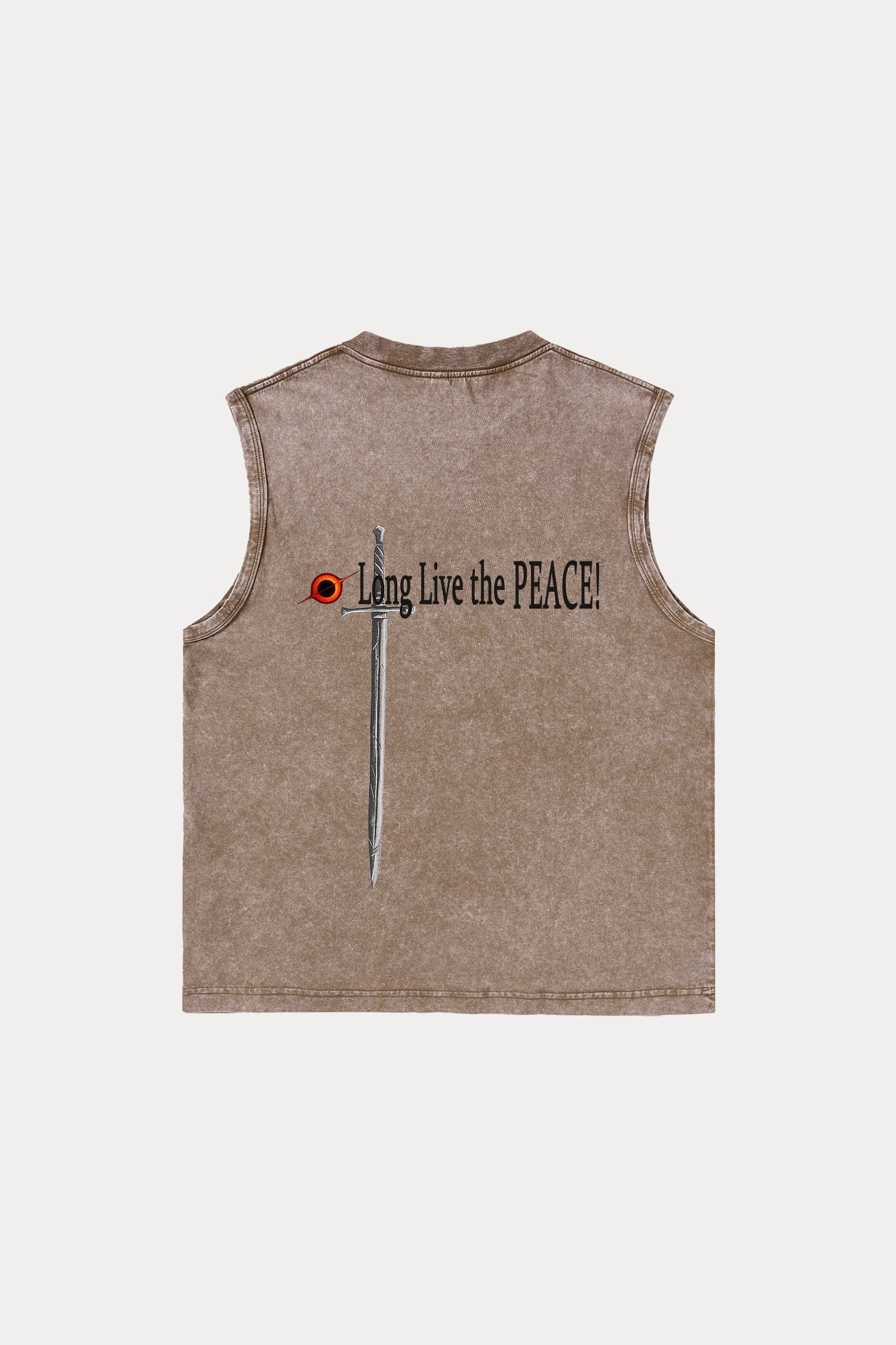 Evilnova Black Hole Knight Washed Tank Top-Evilnova