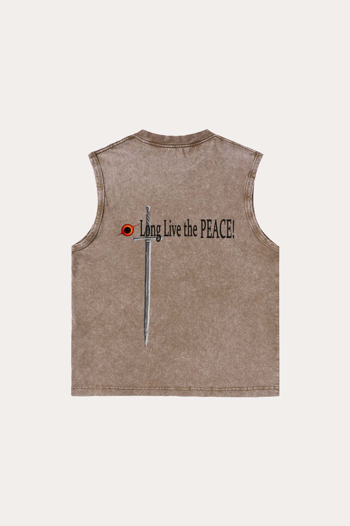 Evilnova Black Hole Knight Washed Tank Top-Evilnova