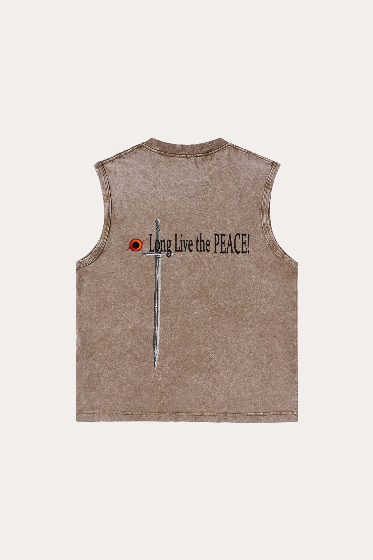 Evilnova Black Hole Knight Washed Tank Top-Evilnova