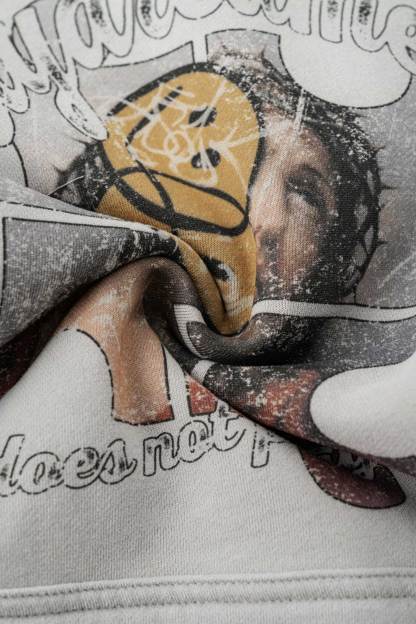 Evilnova God Does Not Play Dice Washed Streetwear Hoodie