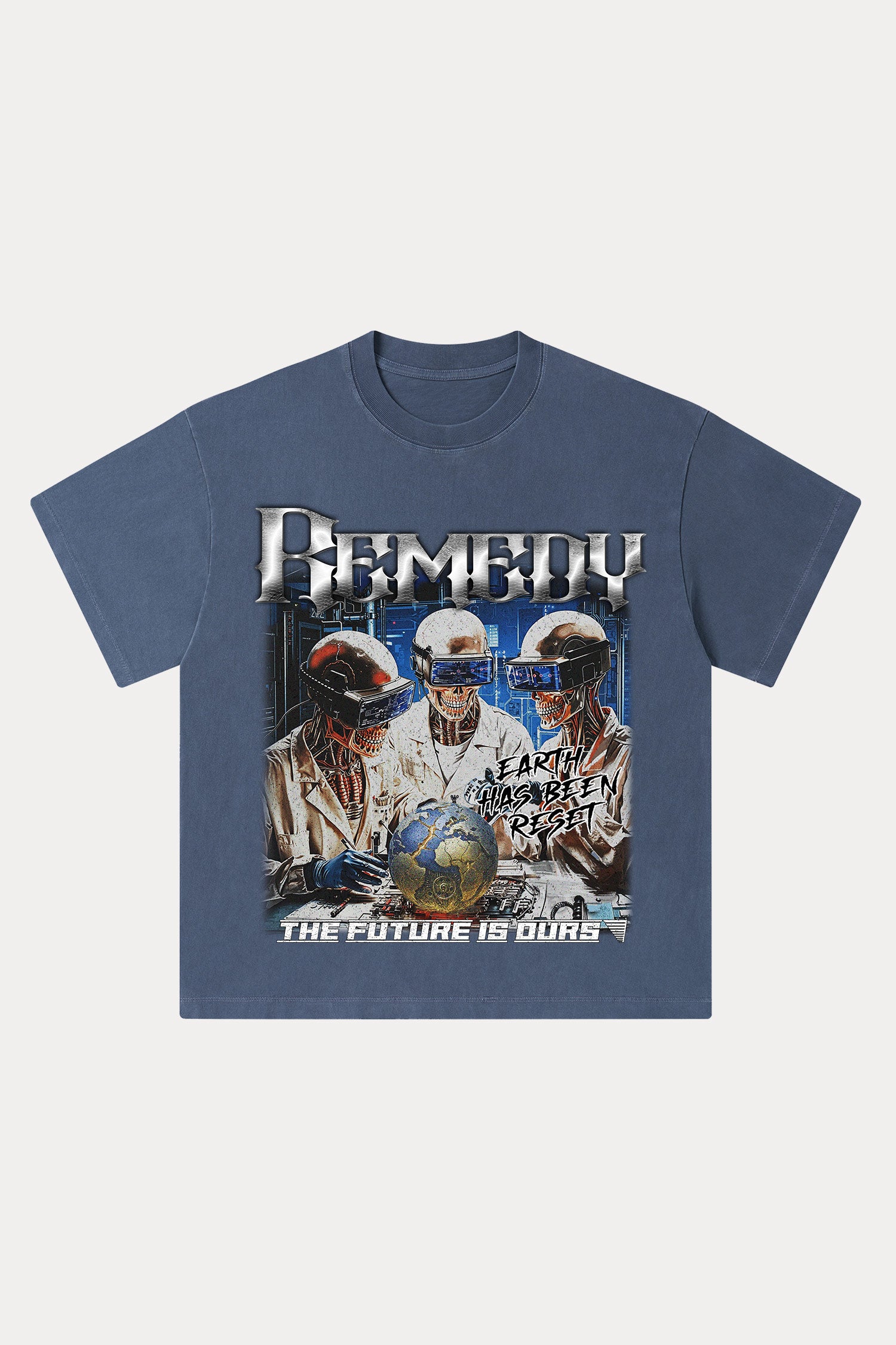 Evilnova Remedy Washed Streetwear T-Shirt-Evilnova