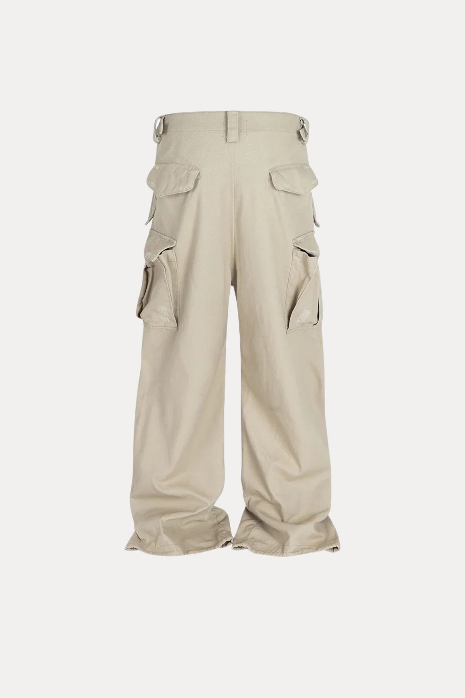Evilnova Apricot Multi-Pocket Baggy Cargo Pants-Evilnova