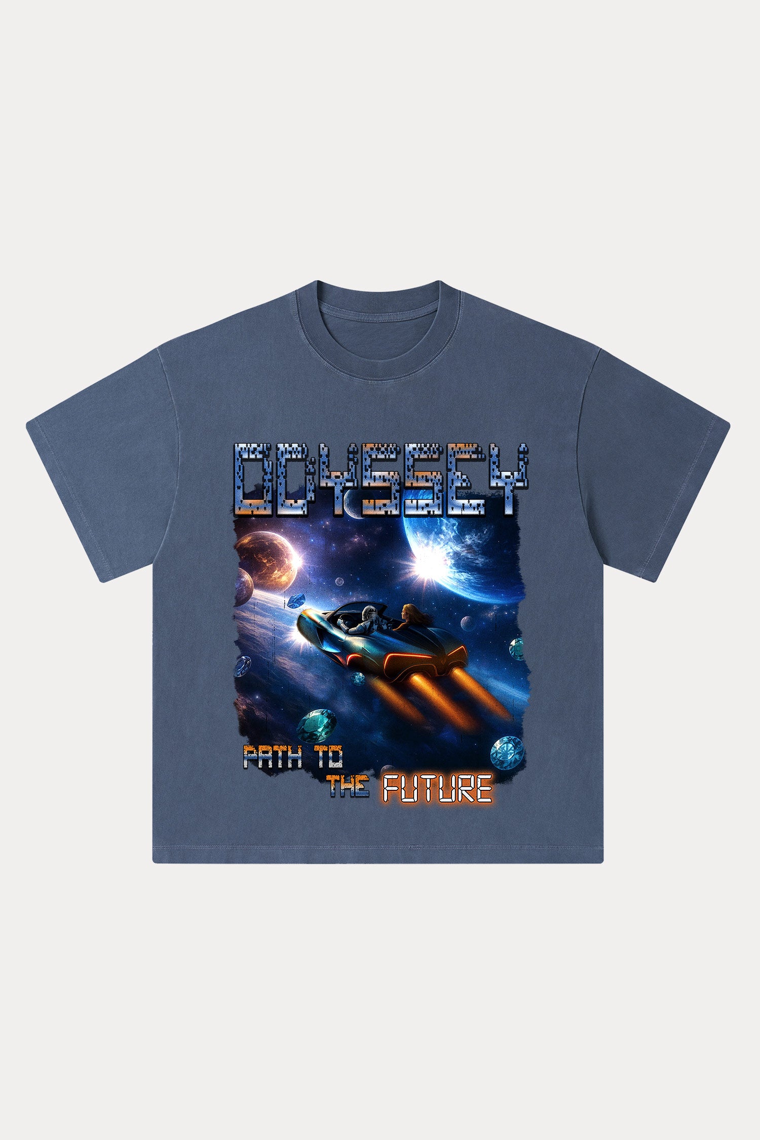 Evilnova Odyssey Washed Streetwear T-Shirt-Evilnova