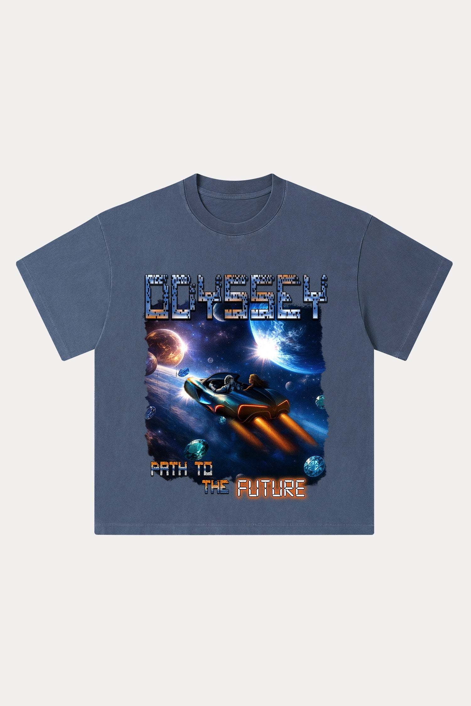 Evilnova Odyssey Washed Streetwear T-Shirt-Evilnova