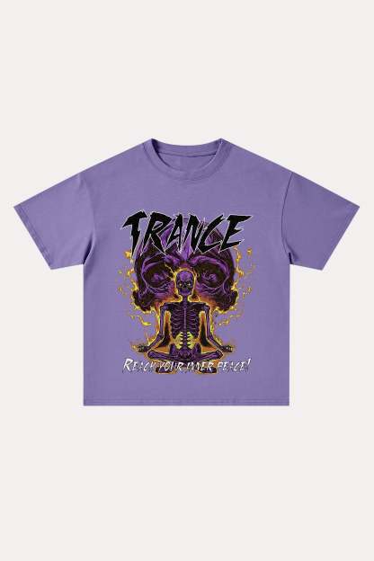 Evilnova Trance Cotton Oversize T-Shirt-Evilnova
