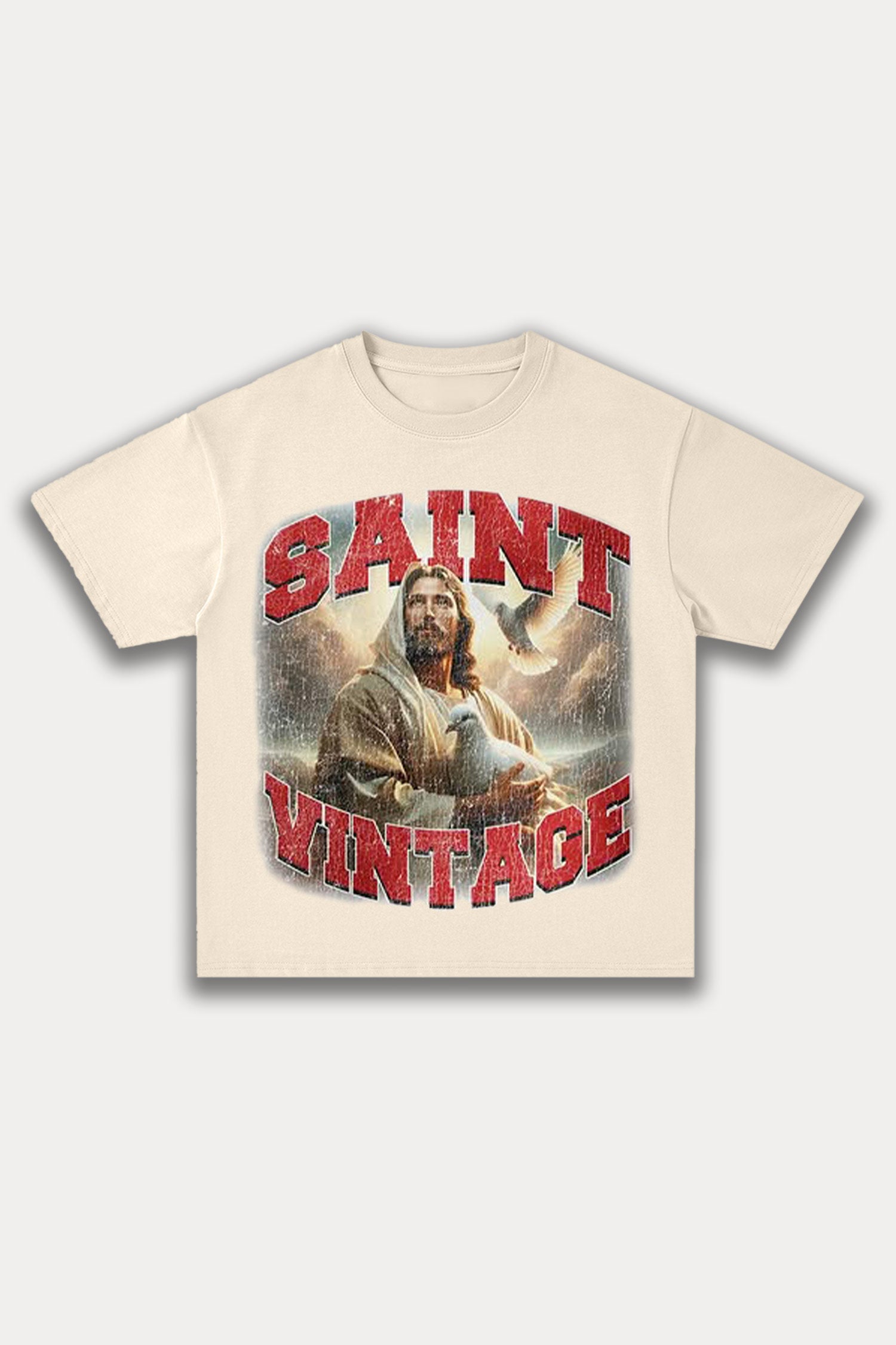 Evilnova Vintagc Cotton Oversize T-Shirt-Evilnova