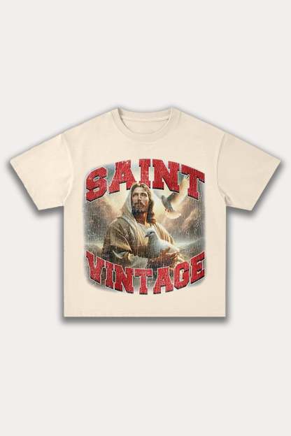 Evilnova Vintagc Cotton Oversize T-Shirt-Evilnova