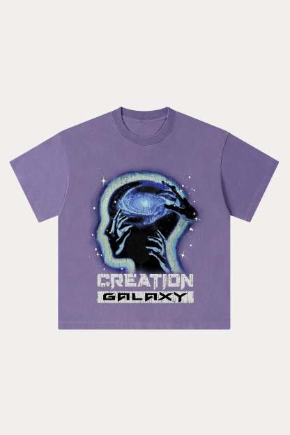 Evilnova Creation Washed Streetwear T-Shirt-Evilnova