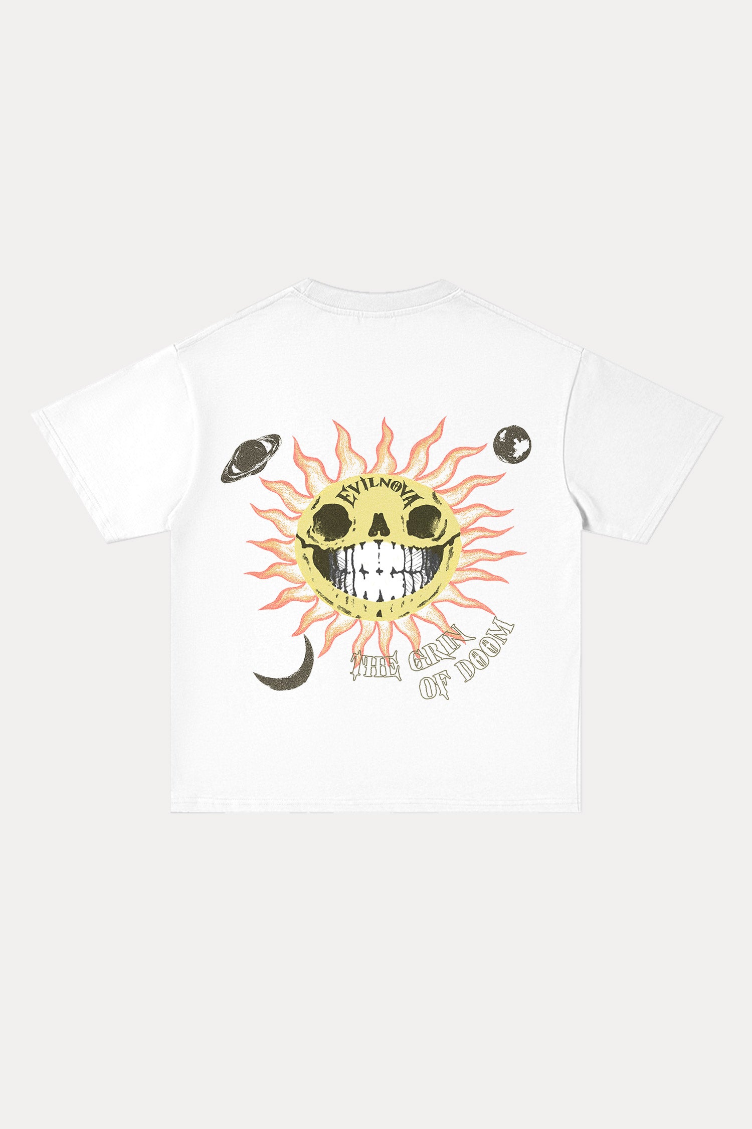 Evilnova The Grin of Doom Cotton Oversize T-Shirt-Evilnova