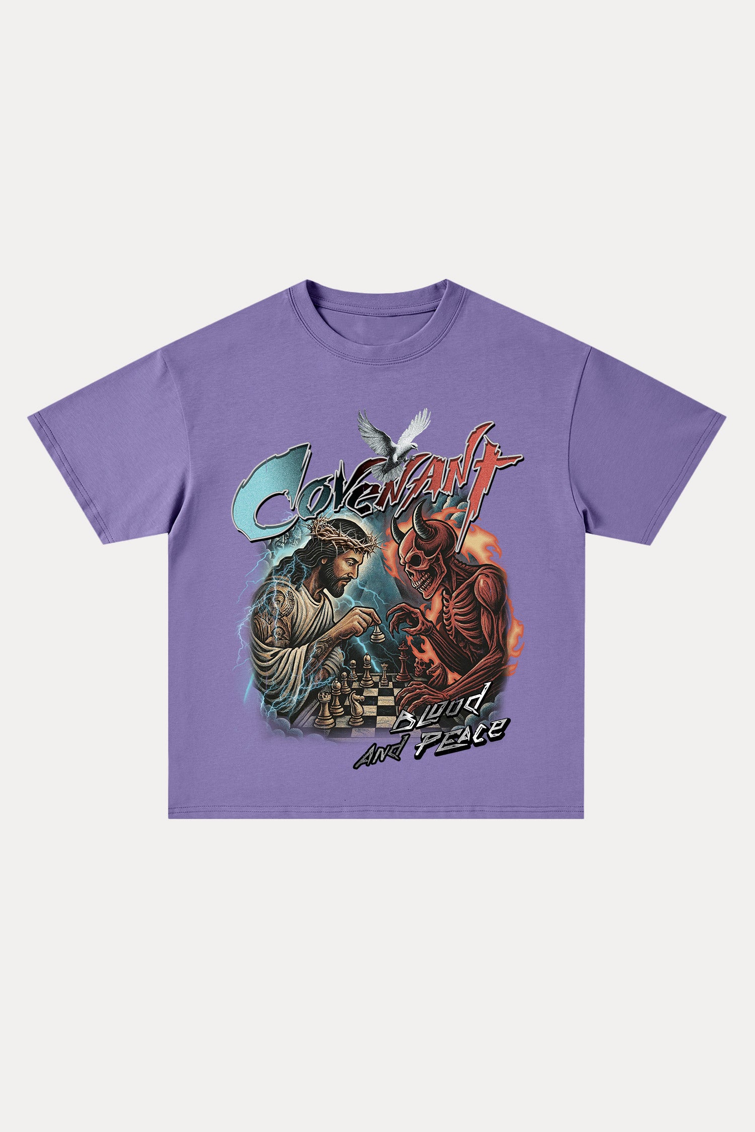 Evilnova Covenent Cotton Oversize T-Shirt-Evilnova