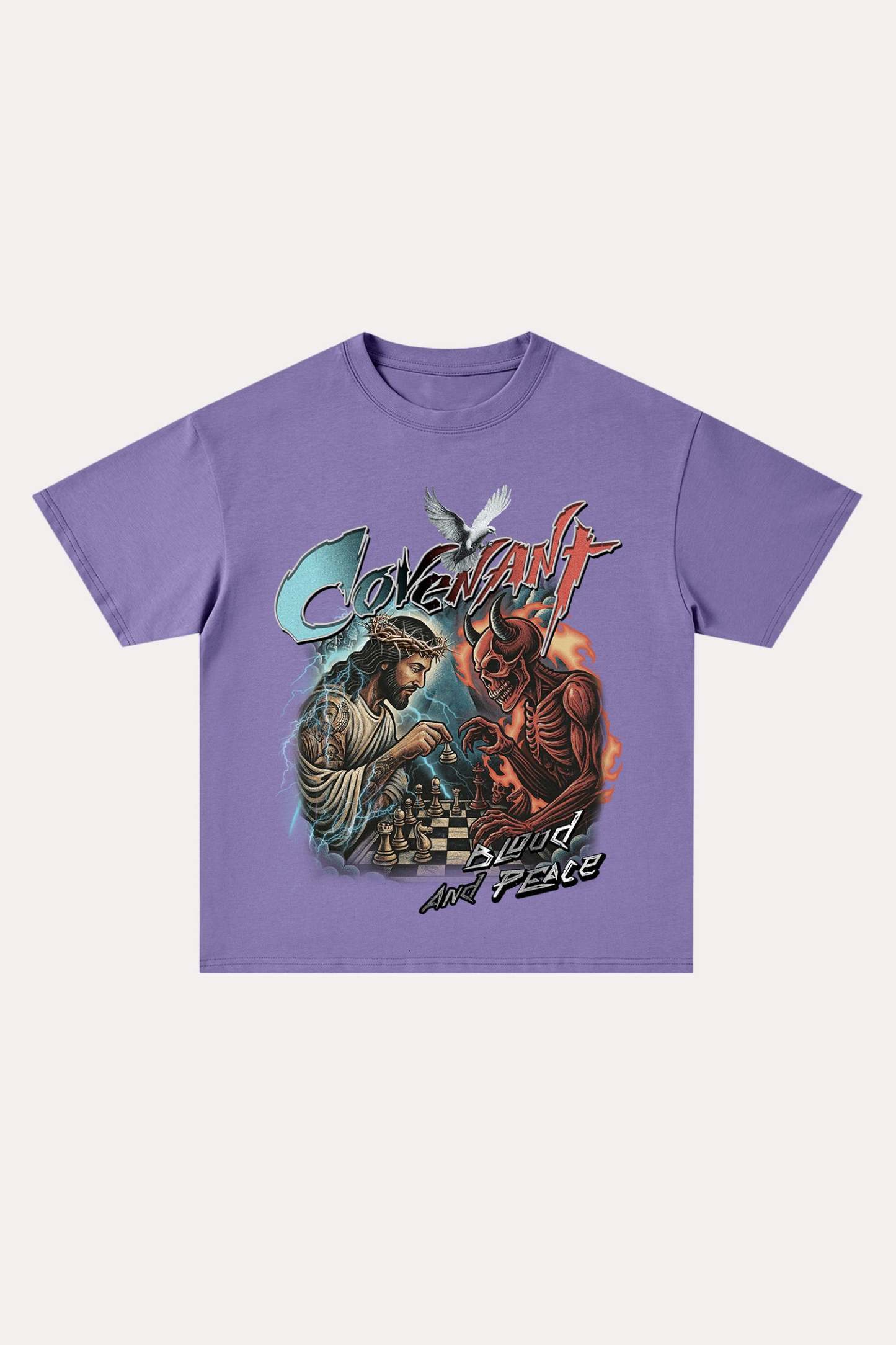 Evilnova Covenent Cotton Oversize T-Shirt-Evilnova