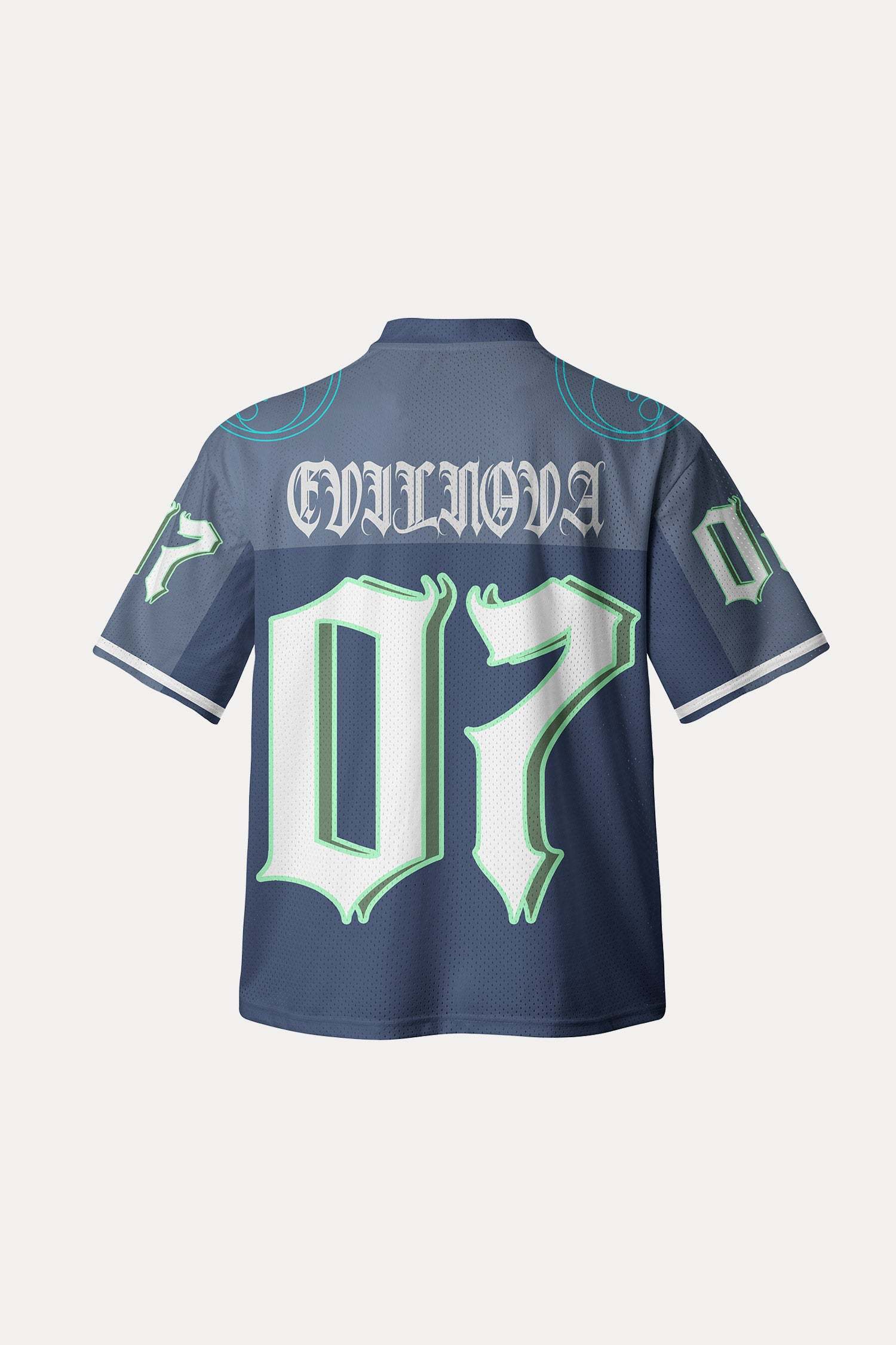 Evilnova Navy NO.07 Mesh Sport Jersey-Evilnova