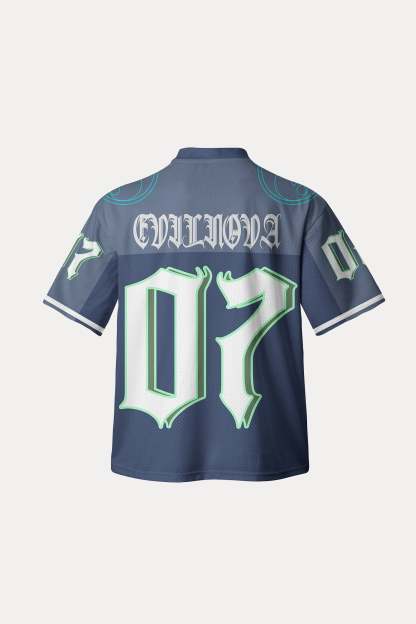 Evilnova Navy NO.07 Mesh Sport Jersey-Evilnova