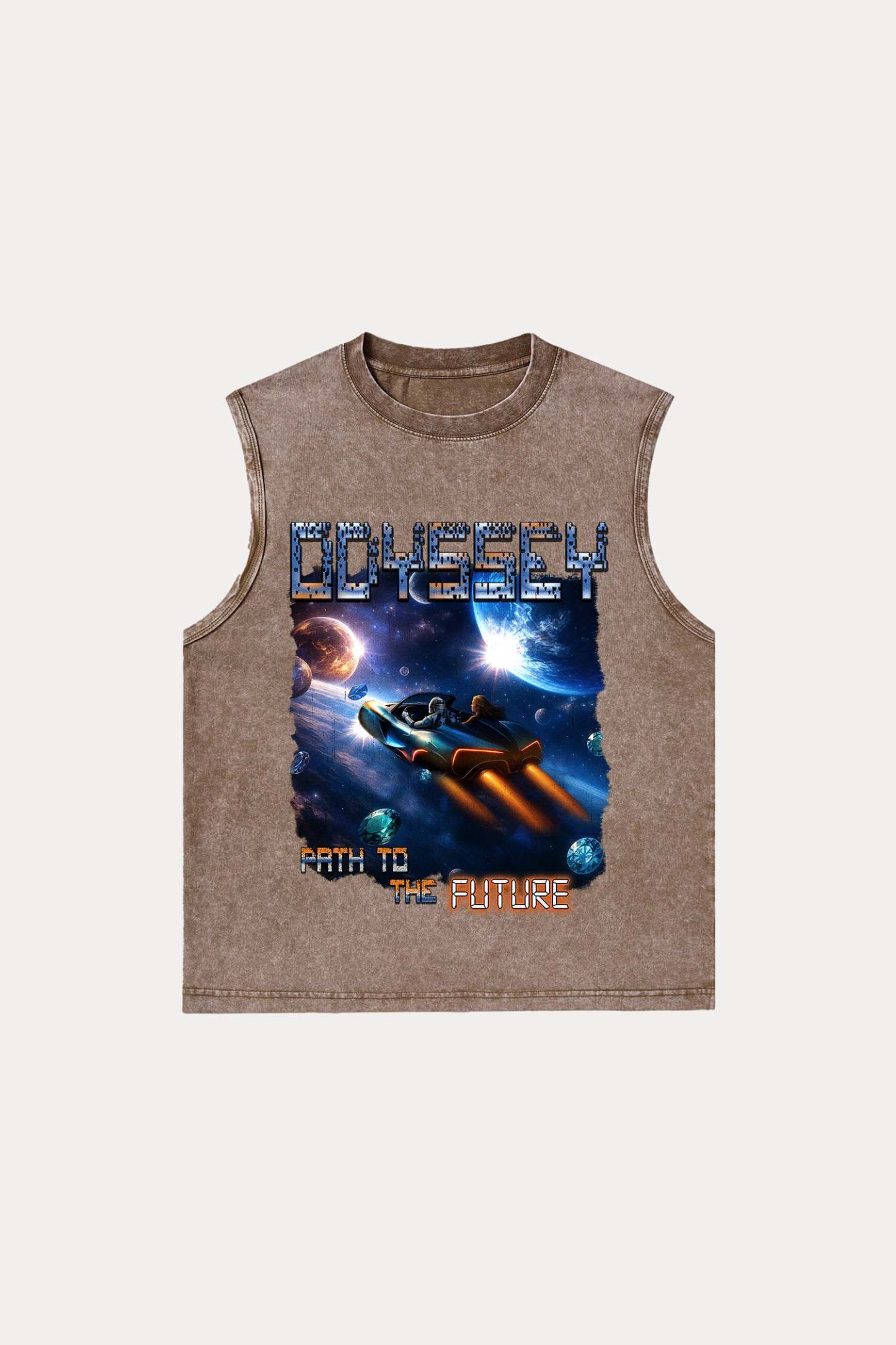 Evilnova Odyssey Washed Tank Top-Evilnova