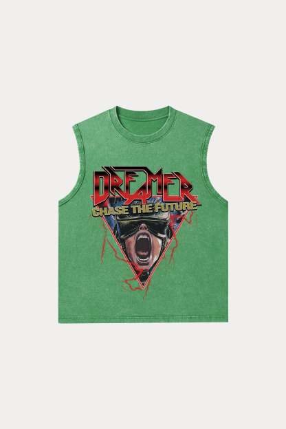 Evilnova Dreamer Washed Tank Top-Evilnova