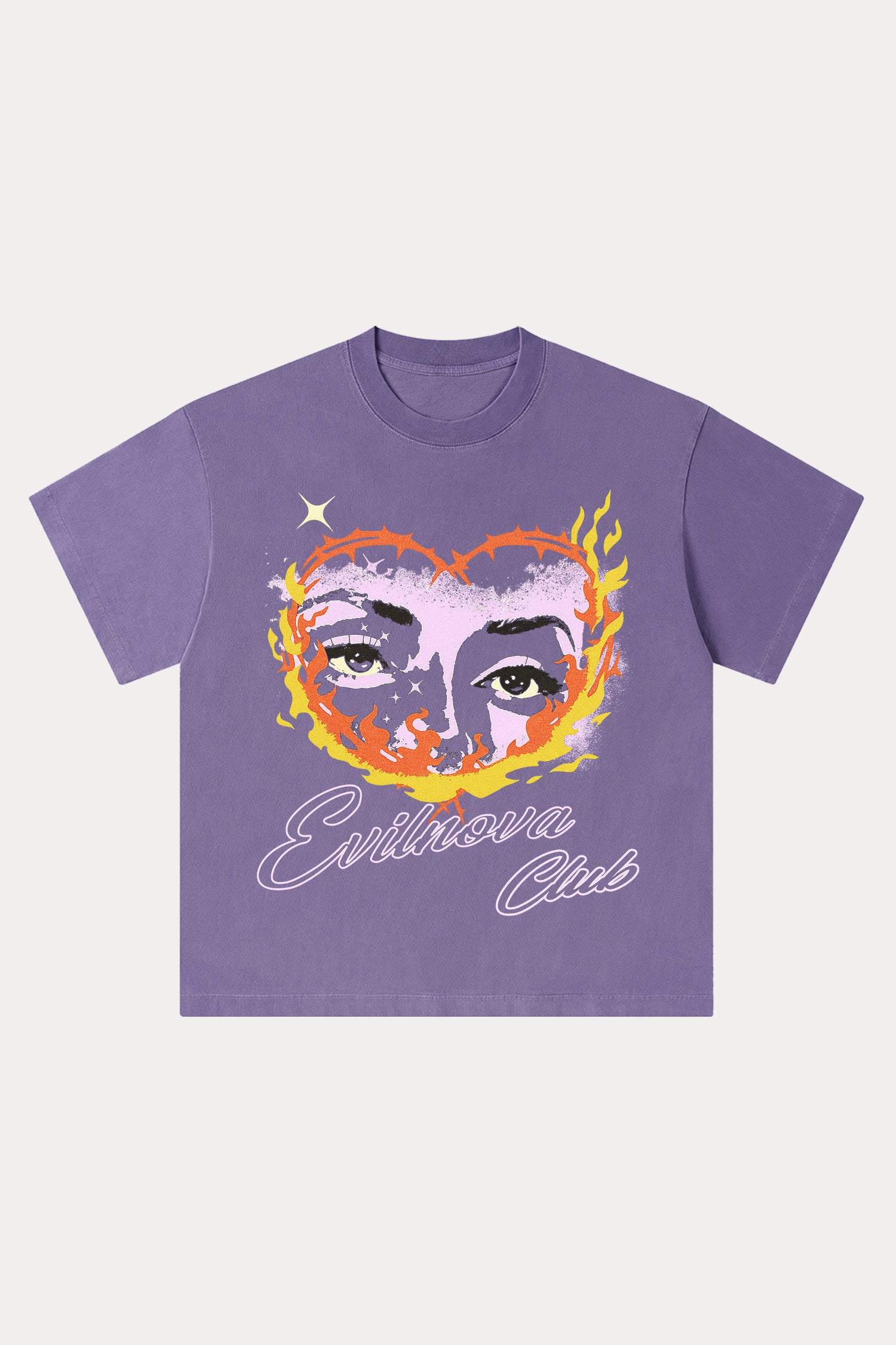 Evilnova Ignite Washed Streetwear T-Shirt-Evilnova