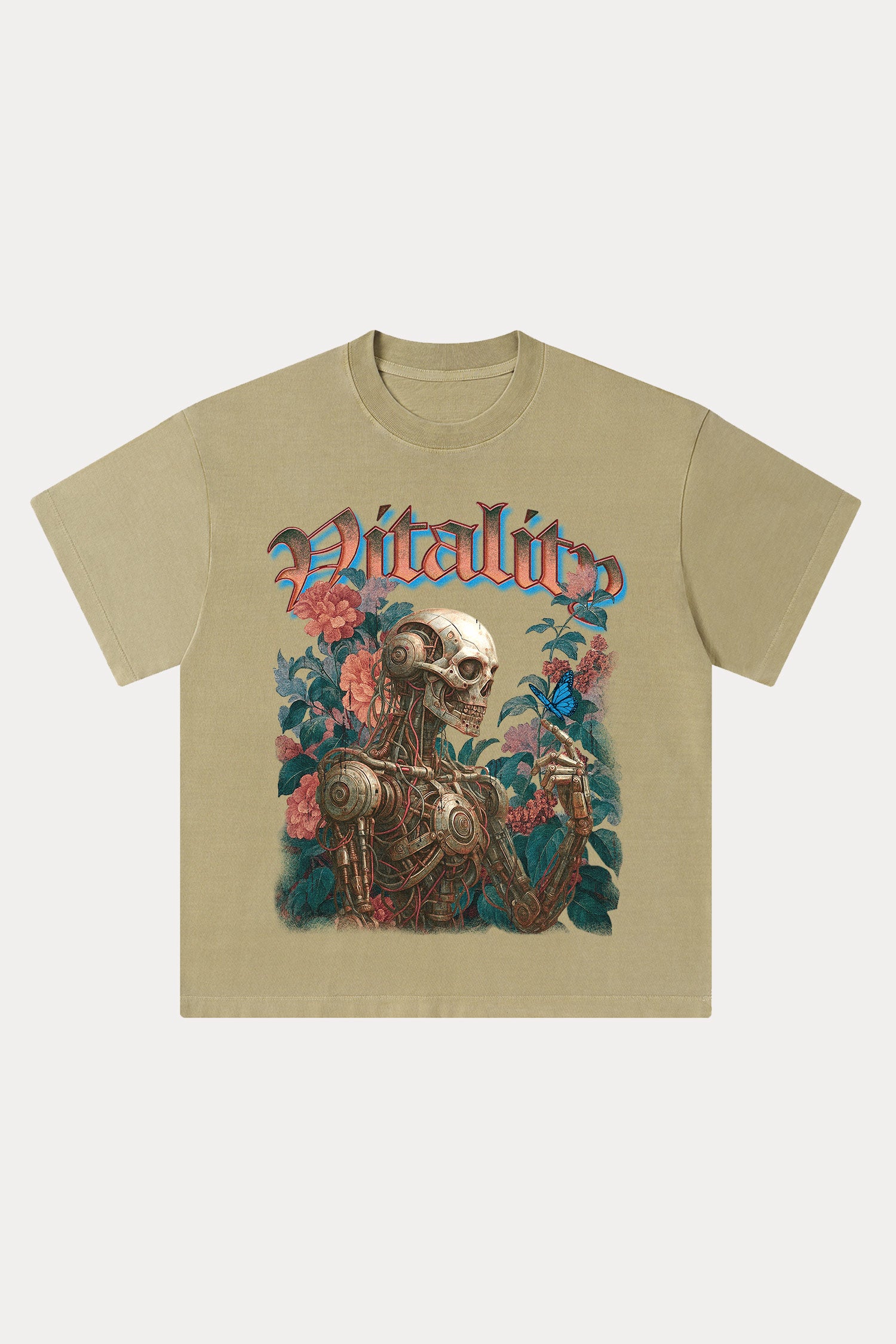 Evilnova Vitality Washed Streetwear T-Shirt-Evilnova