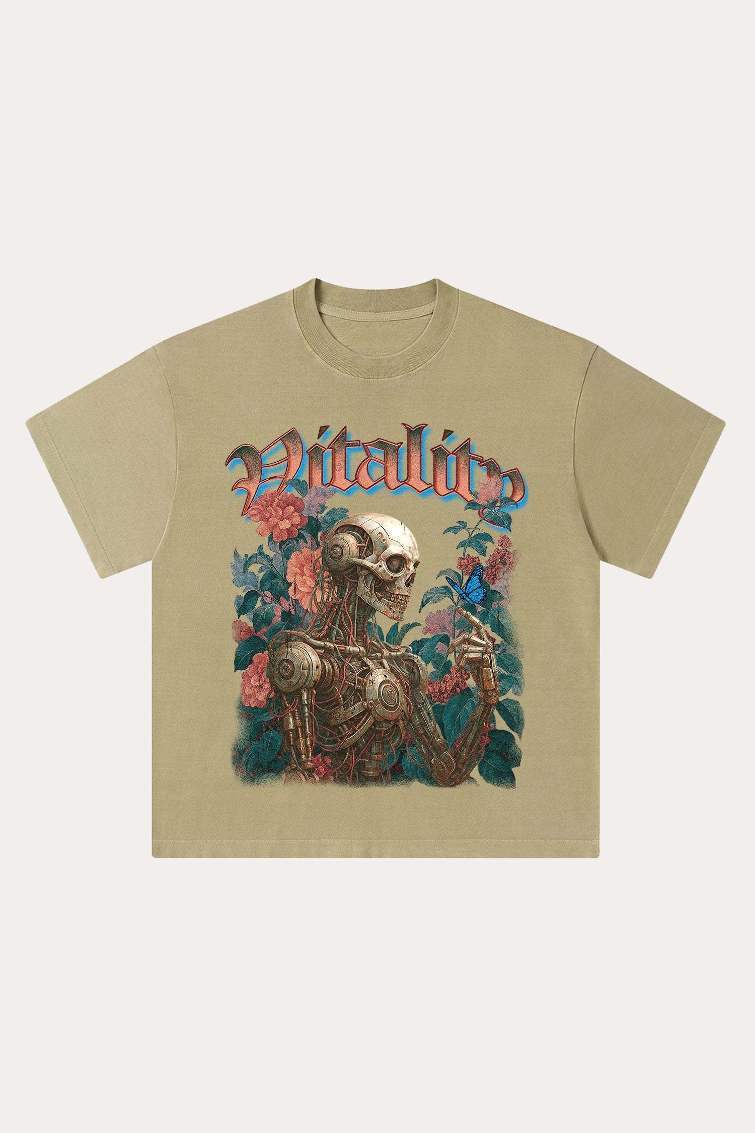 Evilnova Vitality Washed Streetwear T-Shirt-Evilnova