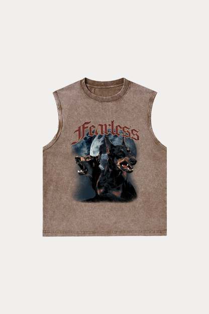 Evilnova Fearless Washed Tank Top-Evilnova